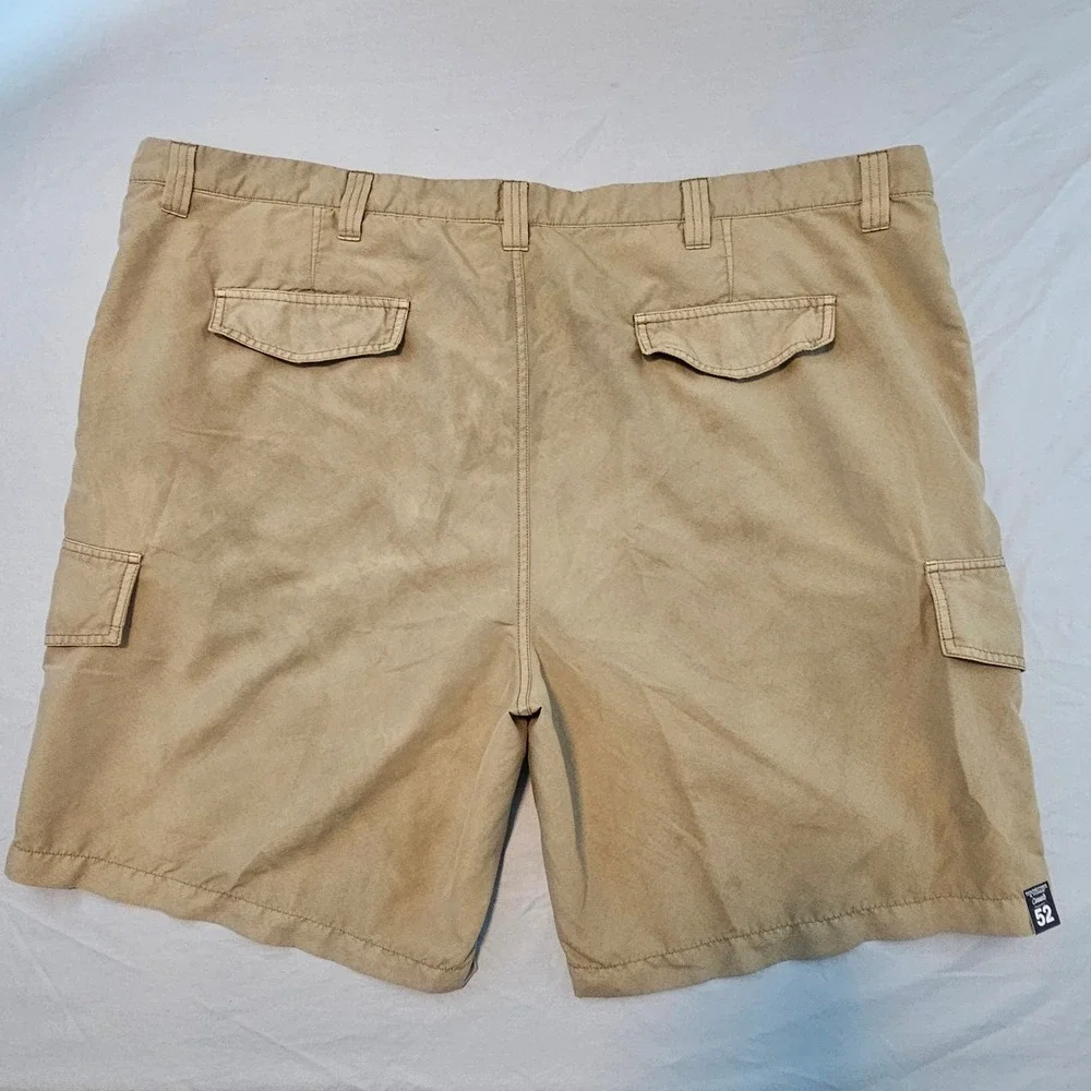 Roundtree & Yorke 52 Big Man Khaki Cargo Shorts 9